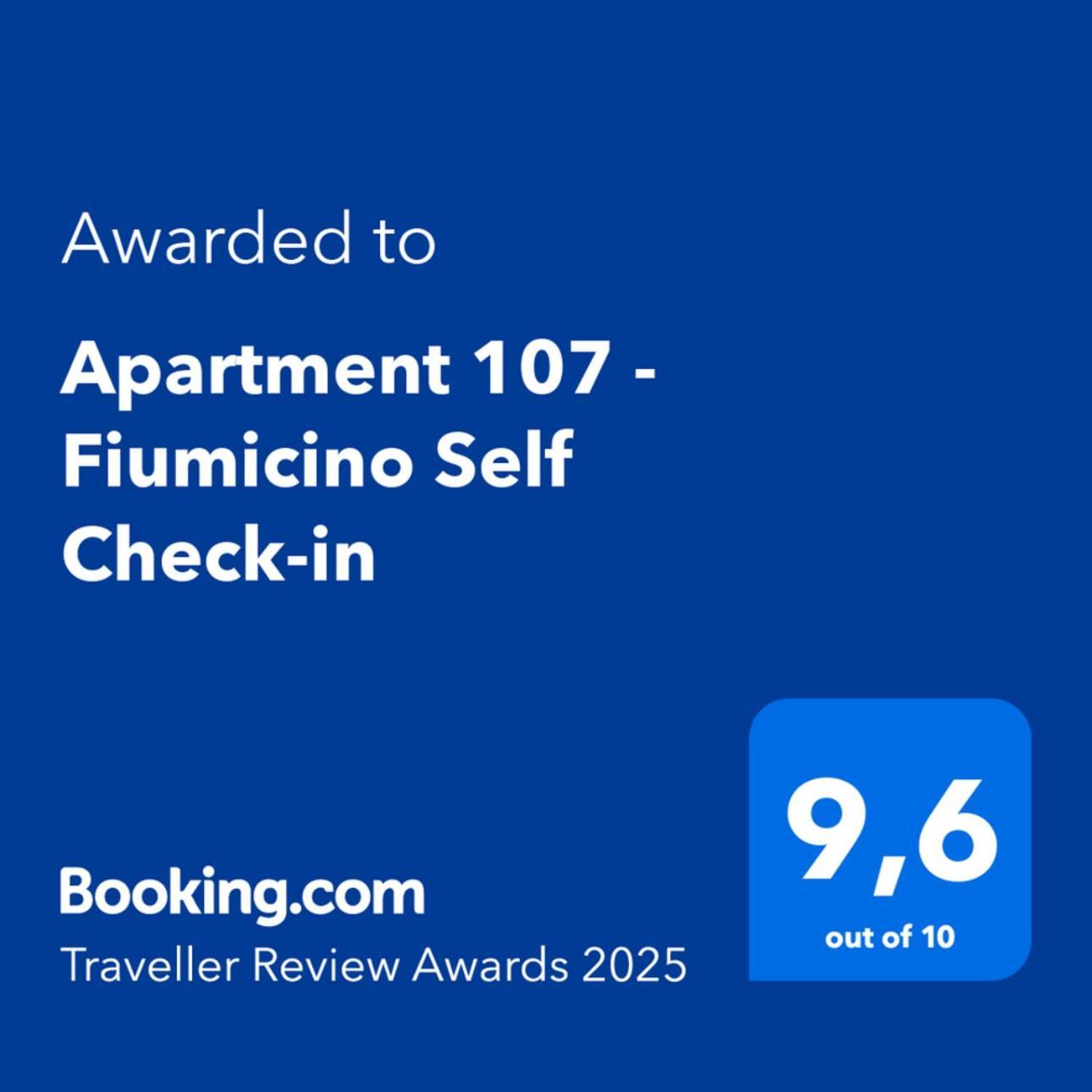 Apartment 107 - Roma 피우미치노 외부 사진